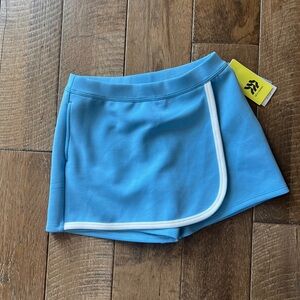 all in motion Light Blue Athletic Skort with White Trim